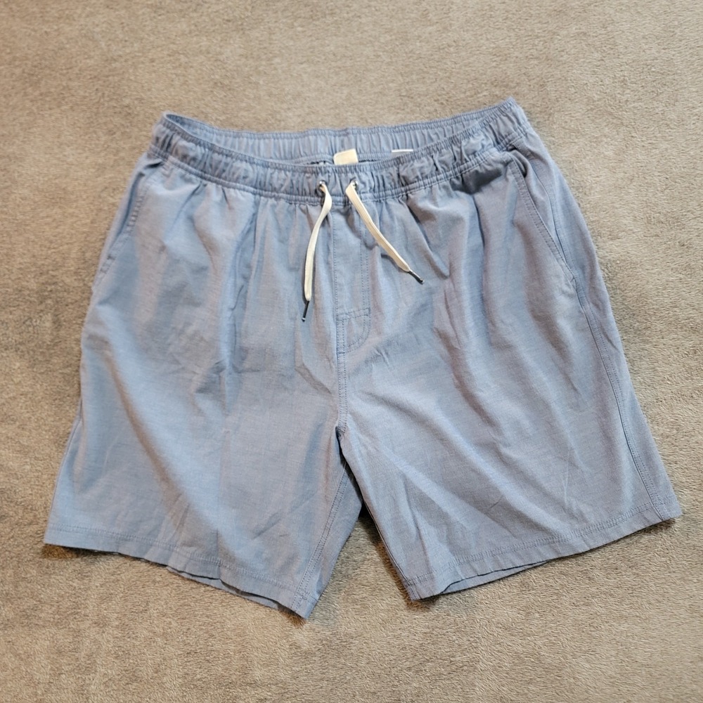 Fair Harbor Men's Blue Mastos-Anchor Trunk Lined Swim Shorts Size XXL